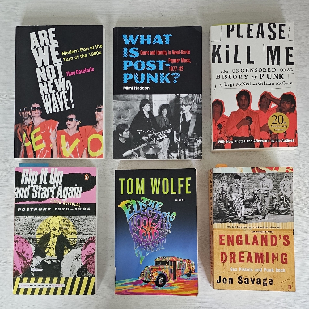 Collection of Punk and Post-Punk Books